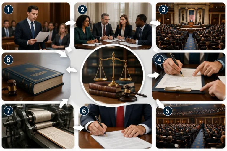 How a Bill Becomes a Law: 8 Clear Steps Explained (2026 Guide)