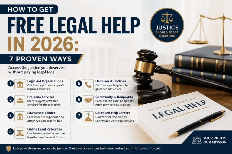 How to Get Free Legal Help in 2026: 7 Proven Ways