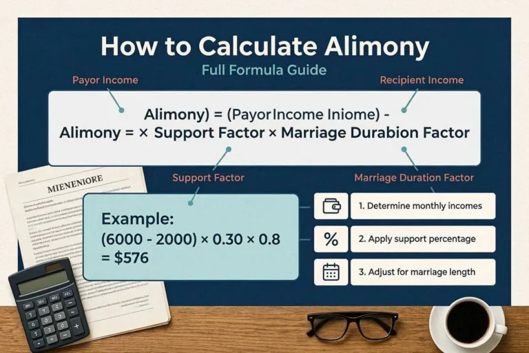How to Calculate Alimony in 2026: Full Formula Guide