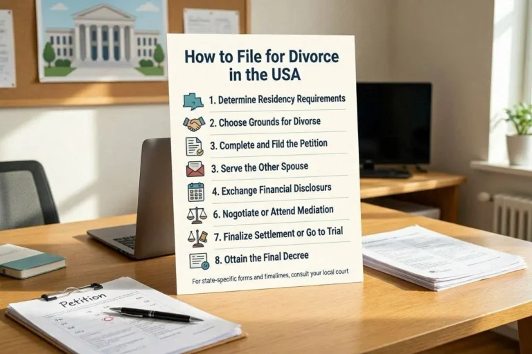 How to File for Divorce in USA 2026: Step-by-Step Guide