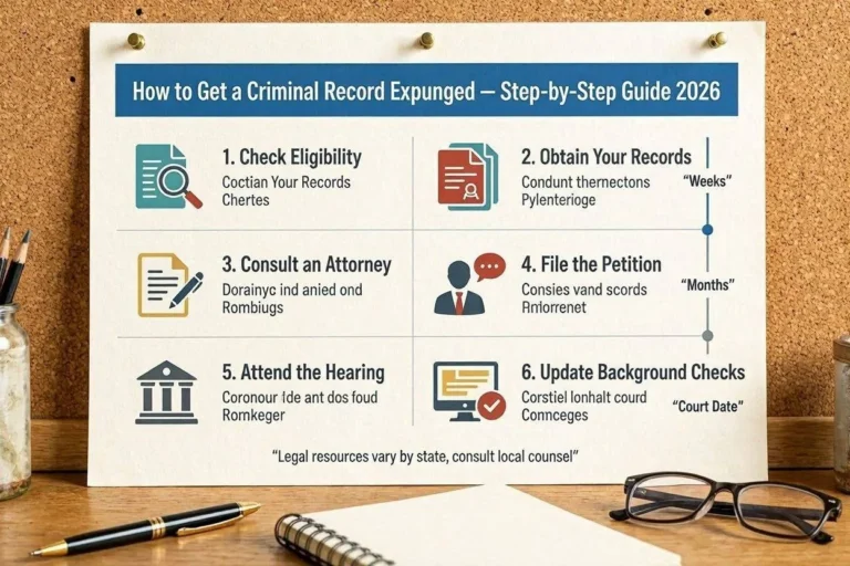How to Get a Criminal Record Expunged: Step-by-Step Guide (2026)