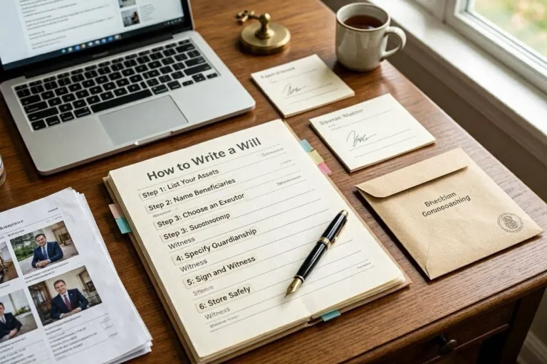 How to Write a Legal Will in 2026: Step-by-Step Guide