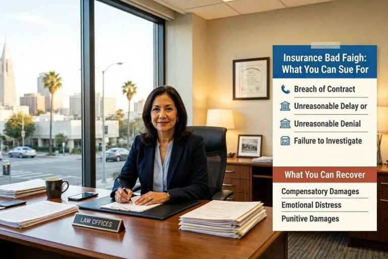 Insurance Bad Faith Attorney Los Angeles: What You Can Sue For and What You Can Recover