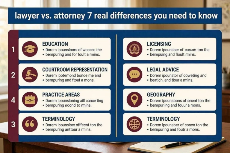 Lawyer vs. Attorney: 7 Real Differences You Need to Know (2026)