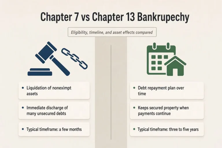 Chapter 7 vs Chapter 13 Bankruptcy